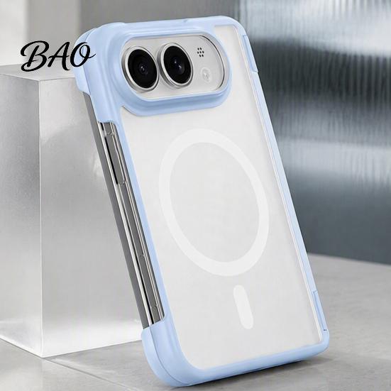 Magnetic Phone Cover Case for iPhone-Duo, Shockproof Folding Cellphone Non Slip Protective Cover, Professional Mobile Shell, Accessories DurablePhone