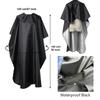 Salon Accessory Barber Cape Black/Comb Printing Hairdressing Coat Durable Haircut Cloth  Barbershop