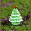 Christmas Micro-landscape Accessories Christmas Tree Ornaments of Various Sizes Resin Handicraftsand Cute Home Decorations