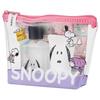 PEANUTS Snoopy Gift with Clear Pouch, Peach Scent (Hand Cream, Hand Soap, SNOOPY)