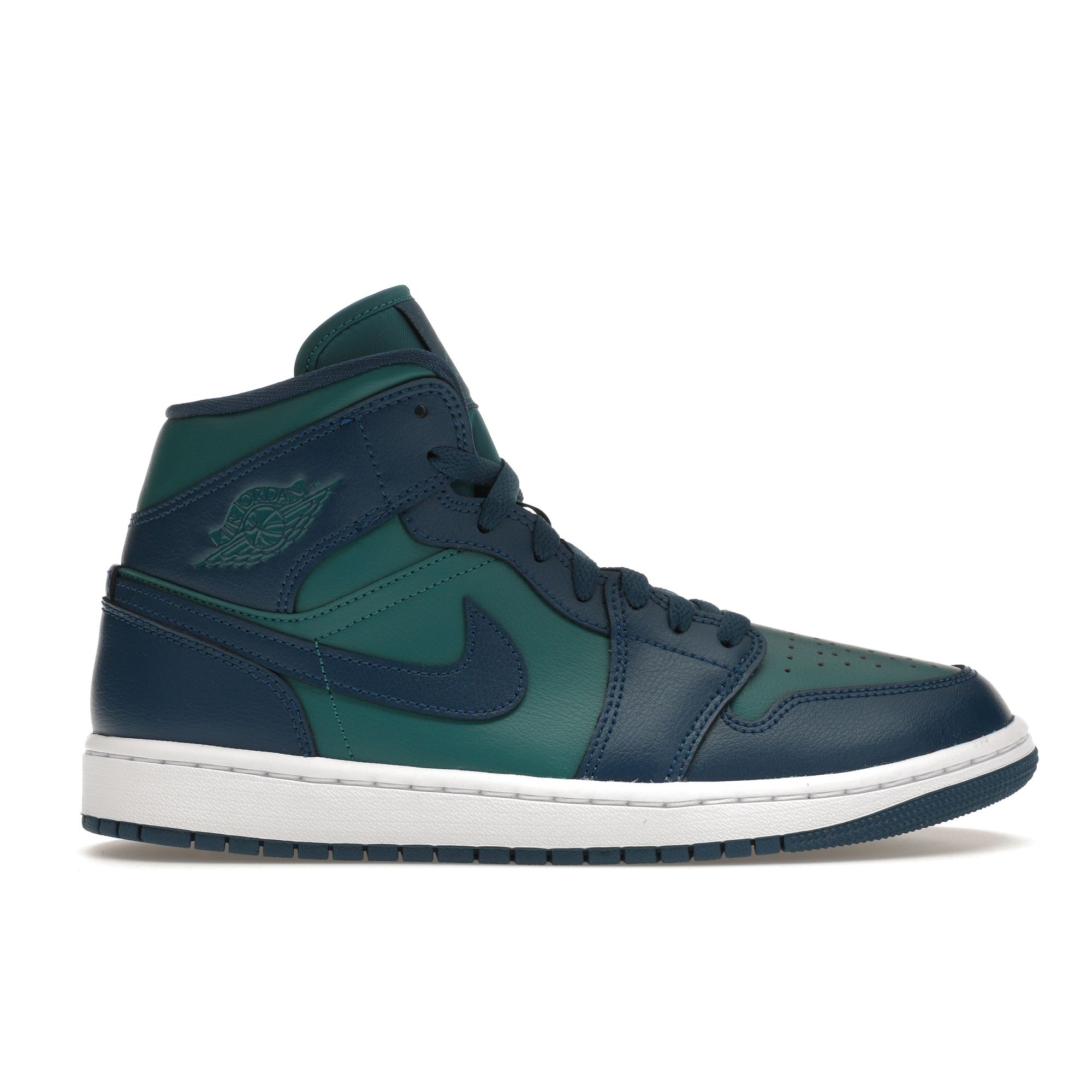 

Женские кроссовки Air Jordan 1 Mid Teal French Blue Sky-J-Teal Sky-J-French-Blue White BQ6472-301 41