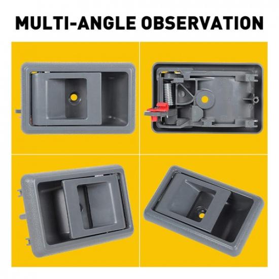 2X For 1995-00 Tacoma Truck Interior Left + Right Ide Inner Grey Door Handle