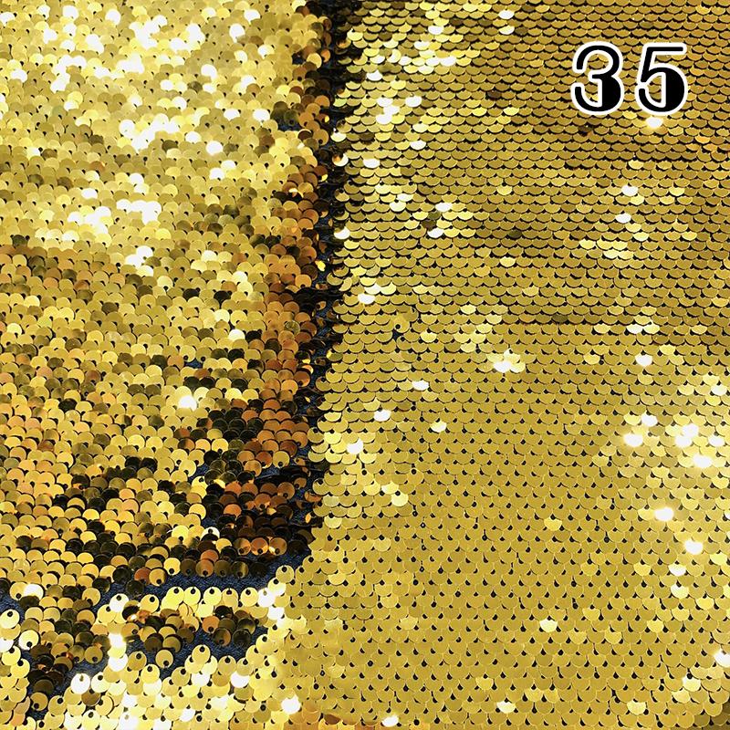 100x130cm Oboustranná 5mm Látka s rybími šupinkami Reverzibilní látka s flitry DIY Řemesla Šití Oděv Boty Pozadí Dekor