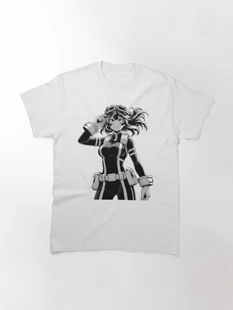 Anime My Hero Academia Ochaco Sketch Art White Tshirt Size S4XL S