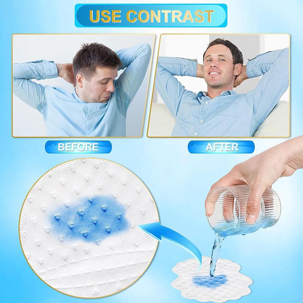 180 Pcs Armpit Sweat Pads For Men, Hyperhidrosis And Outdoor Work Meeting