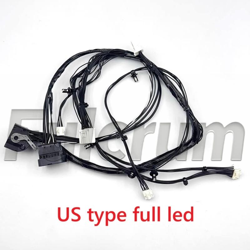 Подходит для BMW X5 F15 X6 F16 2014-2018 US Version полный светодиодный разъем жгута проводов фар L side