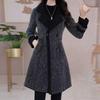 Women Autumn and Winter Double Sided Wear Suit Collar Woolen Jacket Female Woolen Coat On Both Sides