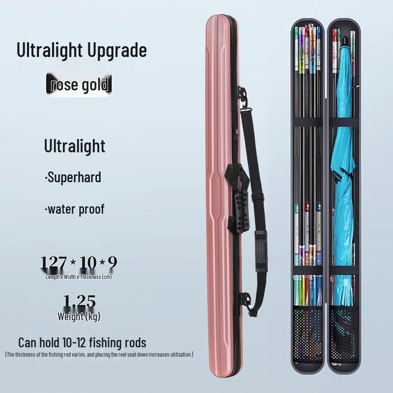 Große Angelruten-Aufbewahrungstasche - Hartschalen-Ausrüstungshalter