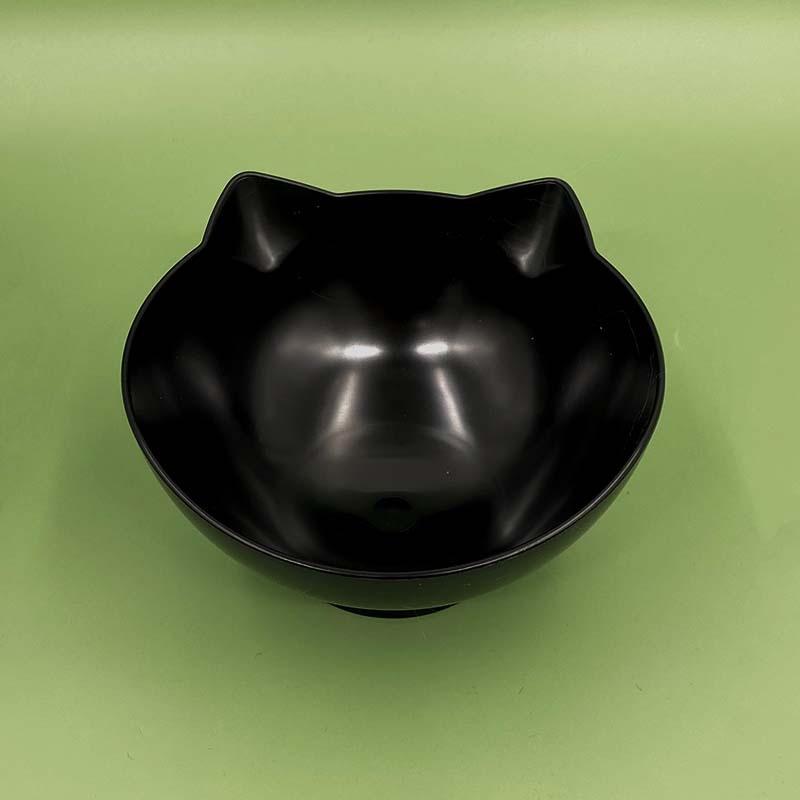 

Двойная миска для кошек с наклонным дизайном: Защита от проливания, Защищает шейный отдел позвоночника, Для еды и воды OPP Bag Package