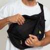 Jordan Crossbody Colorful Embroidered Large Logo Versatile Zipper Polyester Waist Bag Unisex crossbody bag Black 9A0255-K5T