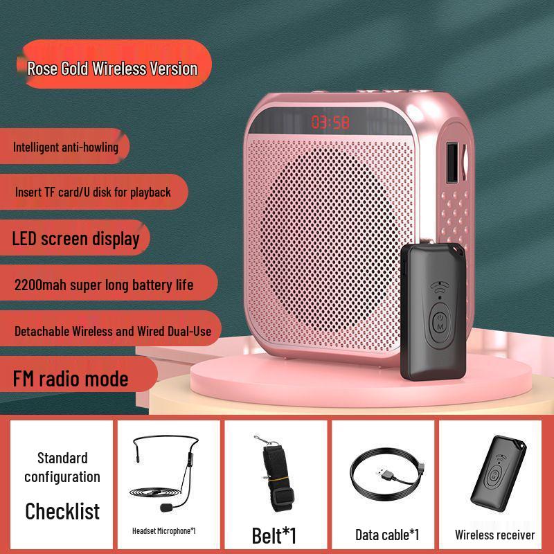 Little Bee Multi-functional Bluetooth Amplifier: Portable, Large Volume for Teachers & Tour Guides