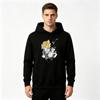 Men's Super Saiyan Anime Print Pullover Hoodie Casual Loose Long Sleeve Sweatshirt for Daily Wear