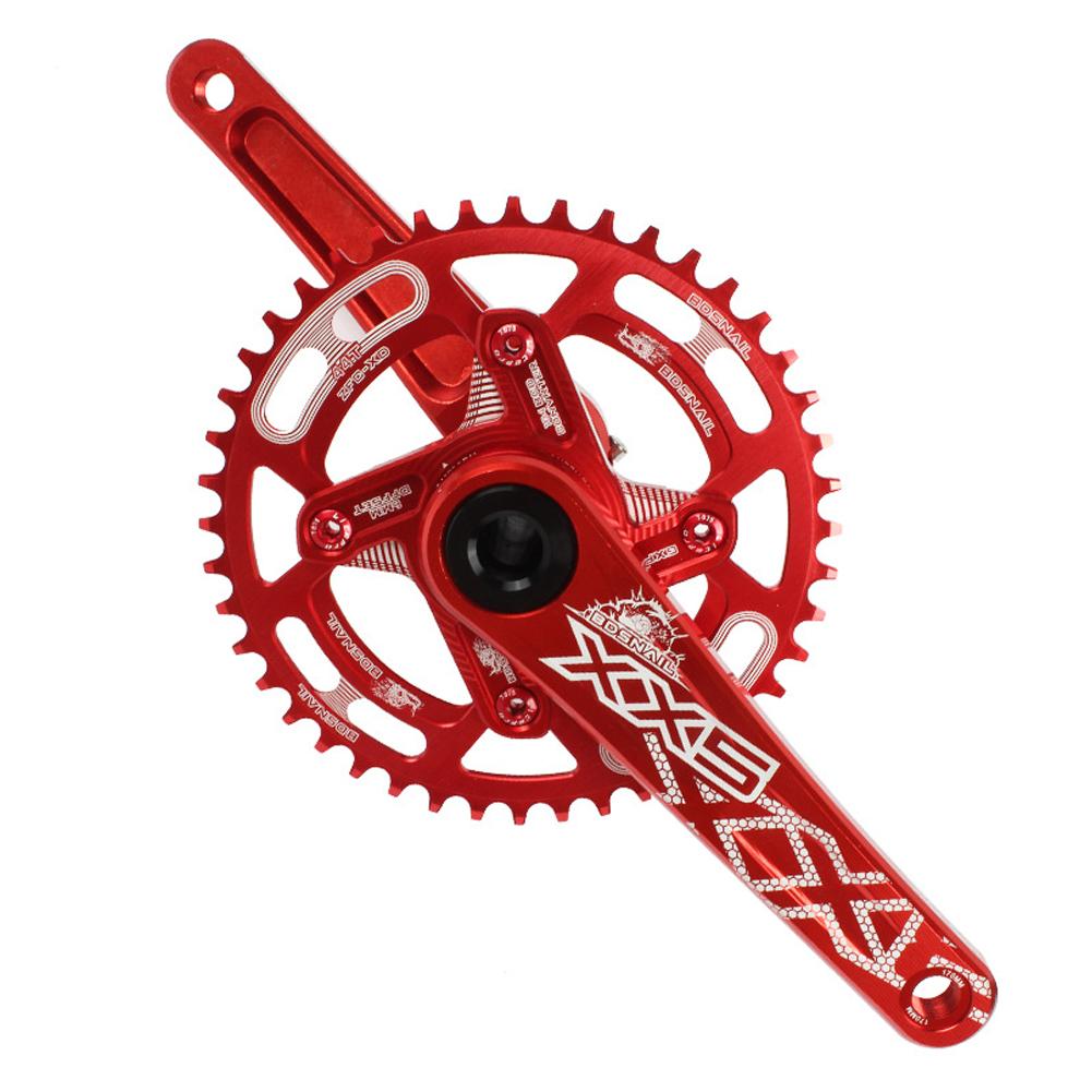 44T/46T/48T/50T/52T Korba Roweru Górskiego MTB Zestaw Korbowy Roweru MTB Aluminiowa Wąsko-Szeroka Tarcza Korbowa BCD 104