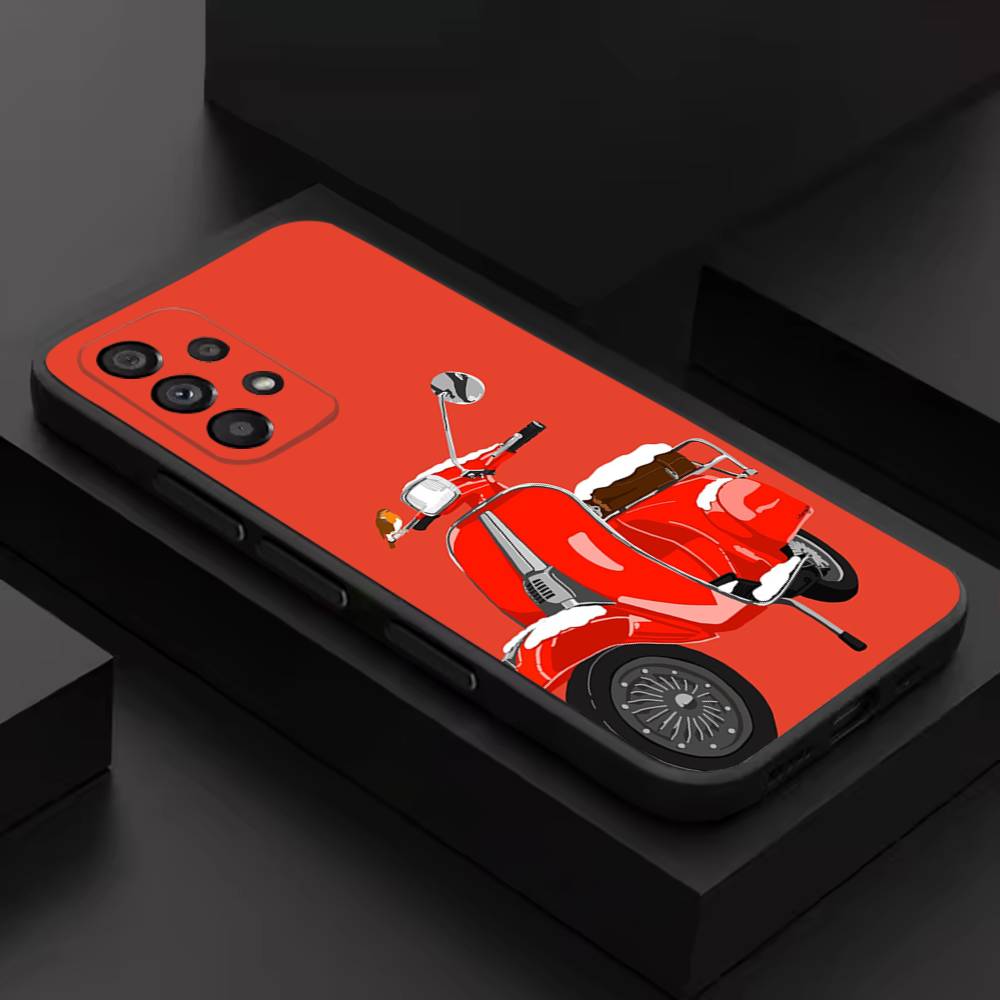 

V-Vespa-S-Scooter-ES Phone Case For Samsung S 9,10,21,30,22,23,24,25,26,Ultra,Plus,Lite,FE,4,5G Black Soft Precise SamsungS25PLUS
