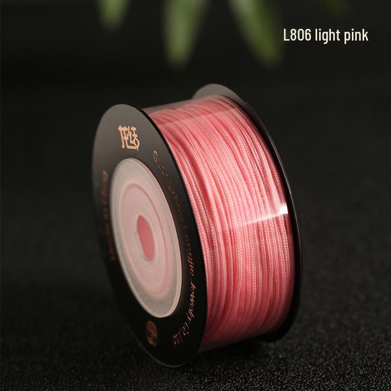 Dragon Knot High-A Jade Thread: Eco-friendly, Colorfast Jewelry Weaving Cord, 79 Colors, Handmade DIY Bracelet Material.