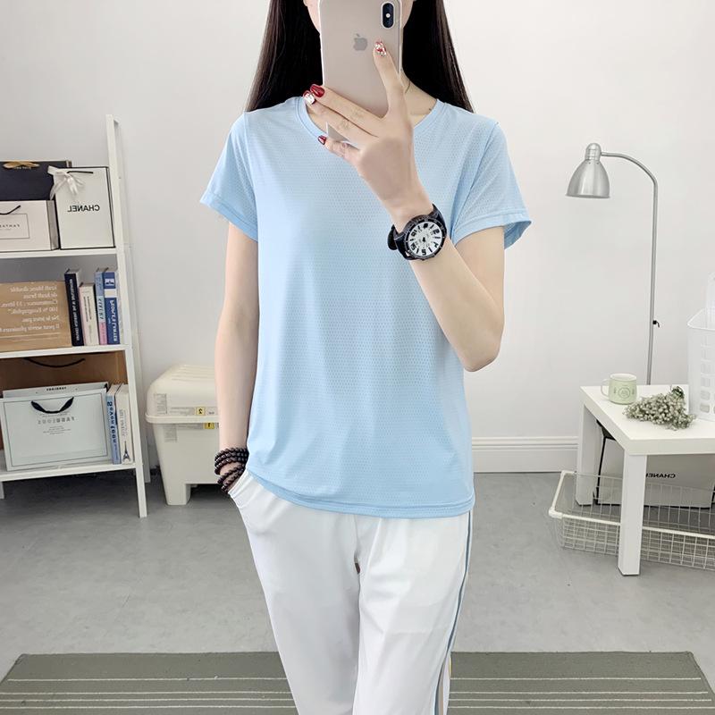 Ice Silk Quick-Dry T-Shirt: Unisex Breathable Summer Activewear