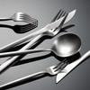 304 stainless steel matte Portuguese western food knives, forks and spoons multi-specification desserts restaurant value tableware gifts