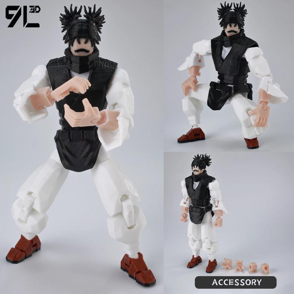 9L Impreso en 3D Anime Jujutsu Kaisen Sukuna Lucky13 Maniquí 13 Cambiaformas Móviles T13 Figuras de Acción Maniquí Juguetes para Coleccionistas