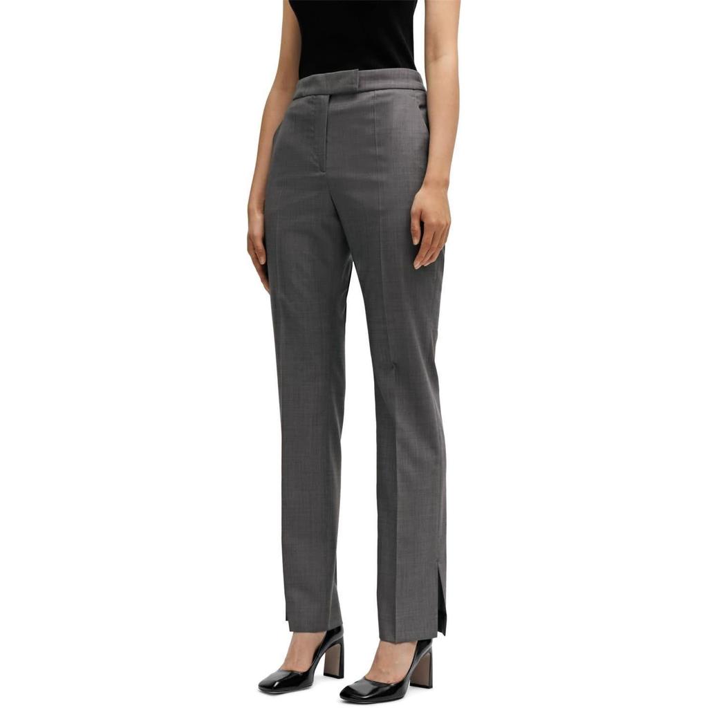 BOSS Womens/Ladies Straight Leg Slim Trousers