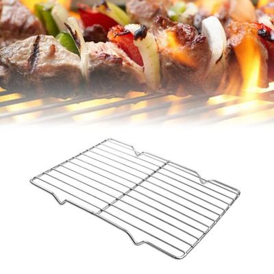Filtergitter aus Edelstahl für Grillöfen, robustes, hitzebeständiges Abkühlgitter, leicht zu reinigen, spülmaschinenfestes Siebgitter zum Backen und Grillen