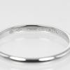 Chaumet Eternal De Chaumet Ring 0.1" Band Pt950Platinum/diamond #9.5(US Size) 3.77g Mens Used