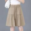 High-Waisted Plus Size Loose Wide-Leg Slimming Shorts for Women - Summer Fashion
