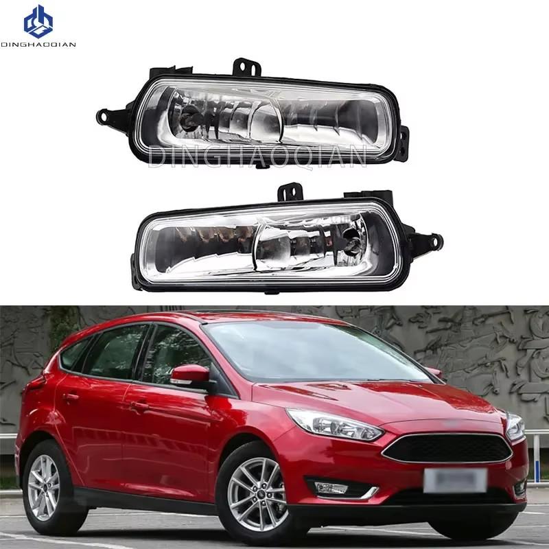 Car Front Bumper Fog Light Anti-Fog Lamp Foglight Foglamp Assembly Reflector For Ford Focus 2015 2016 2017 2018