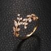 Trendy Vine-Style Ring for Women, Elegant Charming Ladies Fashion Jewelry Accessory
