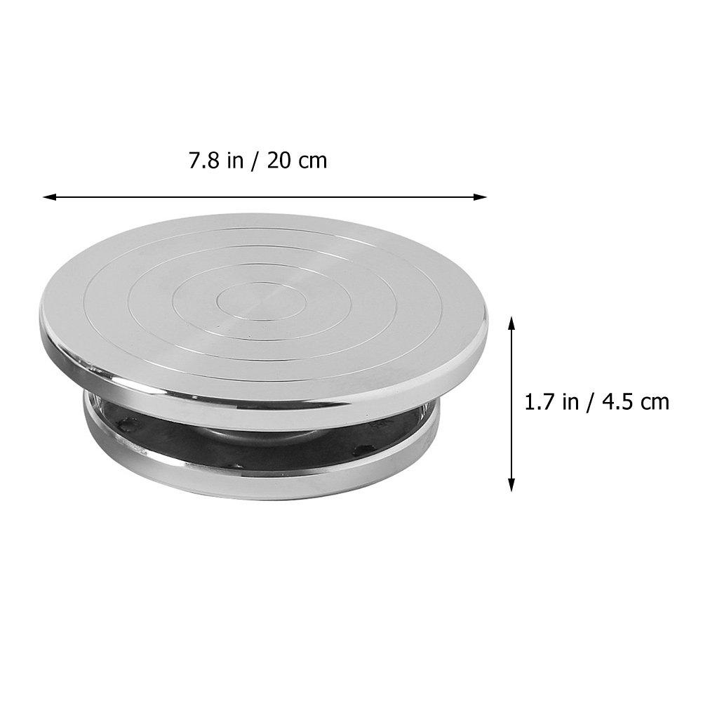 Aluminum Alloy Clay Turntable Stable Smooth Rotating Base 360 Degree Swivel Pottery Sculpture Cake Decorating Workbench