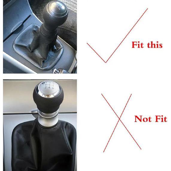 BIVVI Gear Shift Knob Boot Lever Switch Handle Leather for Toyota Corolla 2007-2013 Manual Gearbox Handle Cover 5 Speed