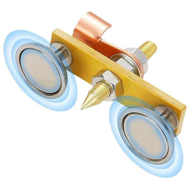 1Pc Strong Magnetic Welding Ground Clamp Magnet Head Welder Holder Fixture Sheet Metal Repair Ground Wire Clamp