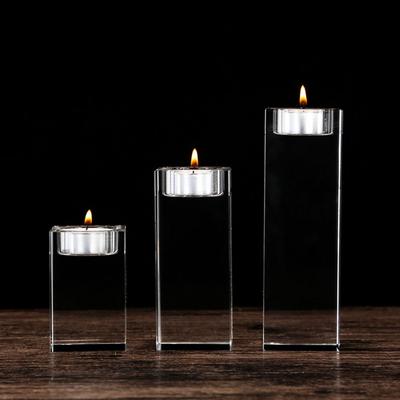 Glas Värmeljus Ljusstake Konstnärlig Nordisk Ljusstake Prydnader Smör Ljusstake Hemma Inredning