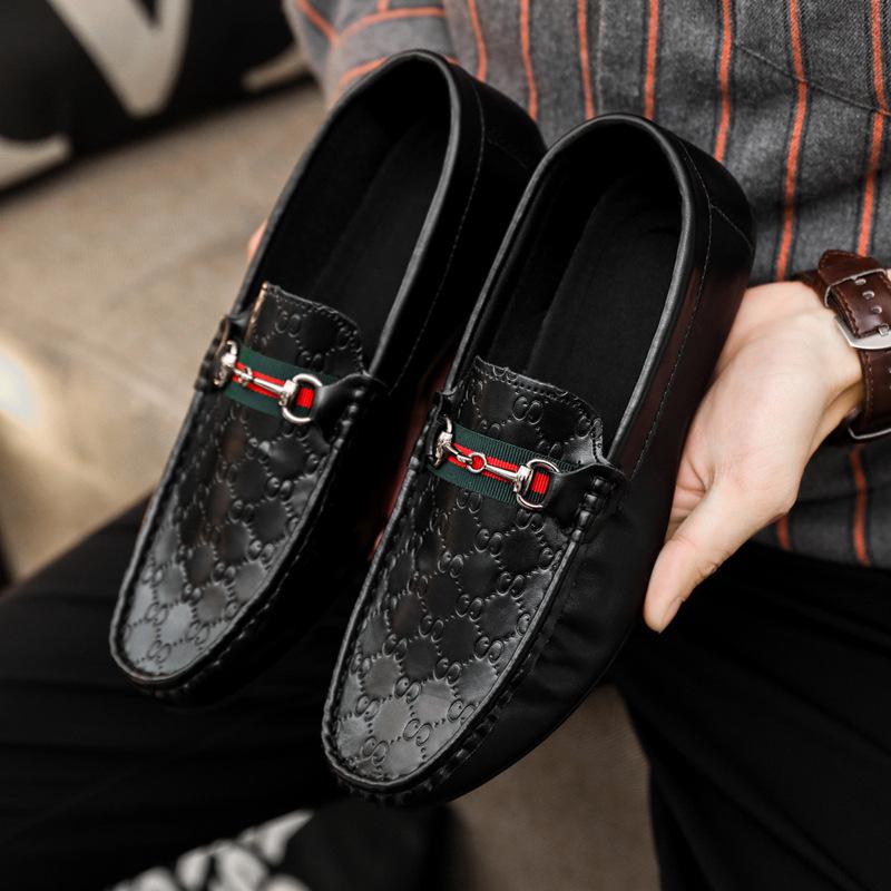 Spring New European Station Men's Shoes Doudou Shoes Men's Casual Single Shoes One-pedal Lazy Shoes Loafers