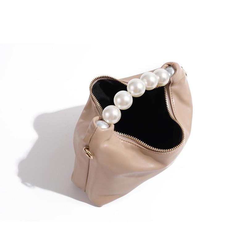 2025 Damen Perlen Handtasche: High-End Mini-Ketten-Schulter- und Crossbody-Tasche