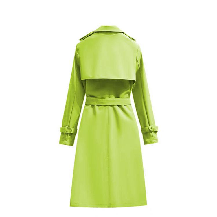Frühling/Herbst 2025 Damen Koreanischer Stil Mittellange Lässige Windbreakerjacke