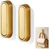 Folding Wall Hooks, 2 Pack Heavy Duty Space Saving Folding Coat Hooks - Zinc Alloy Wall Mounted Hooks for Hanging Coat Towels Clothes Hat Bags Keys