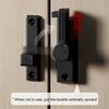Door Latch Luminous Sliding Door Lock 90 Degree Barn Bolt Zinc Alloy Gate Latch Lock Window Cabinet Hook Lock Buckle Hardware