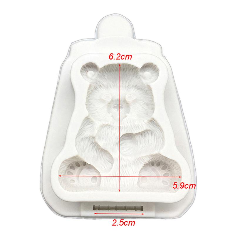 

Бамбуковая панда силиконовая форма помадка торты украшения плесень инструменты для выпечки шоколада Panda