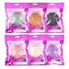 1PCS 6 Natural Colors Konjac Sponge Cosmetic Puff Sponge Face Cleaning Wash Care Powder Makeup Tools