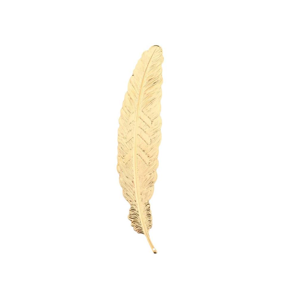 Metal Feather Leaf Photo Props for Japanese Nail Art Display
