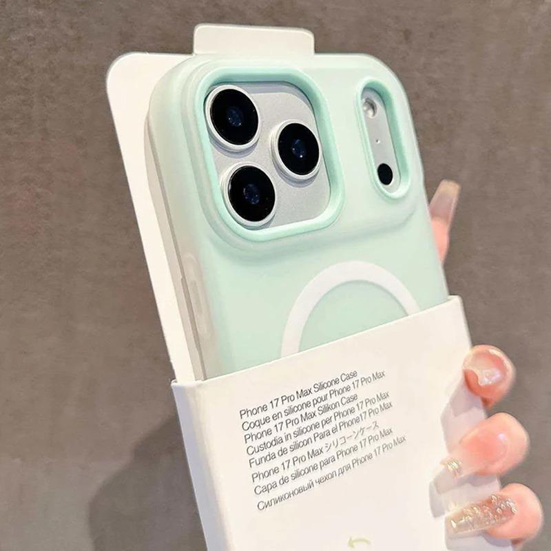 

Роскошный Магнитный 2-в-1 Конфетного Цвета Чехол для Телефона Для iPhone 17 15 16 14 13 Pro Max 17Pro Air Беспроводная Зарядка Ударопрочный Матовый Чехол iPhone 15