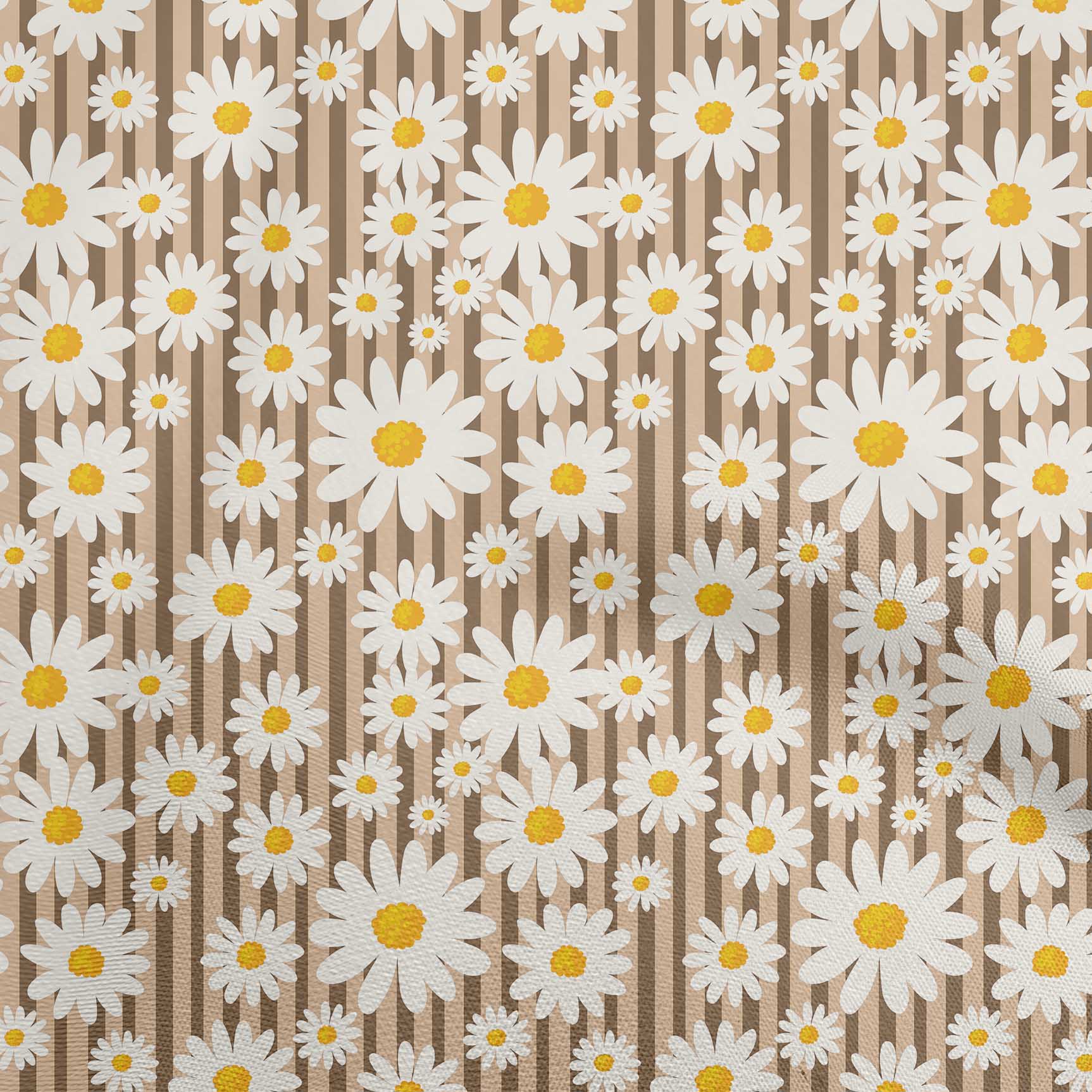 

OneOone Cotton Flex Green Fabric Floral Diy Clothing Тканина для стьобання Тканина з принтом на ярди 40 дюймів 42 Inch Wide - Viscose Chiffon коричневий