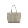 Ever-Ready Series Iconic Woven Print Coated Canvas Tote Bag Women Tote Ivory 147747-104