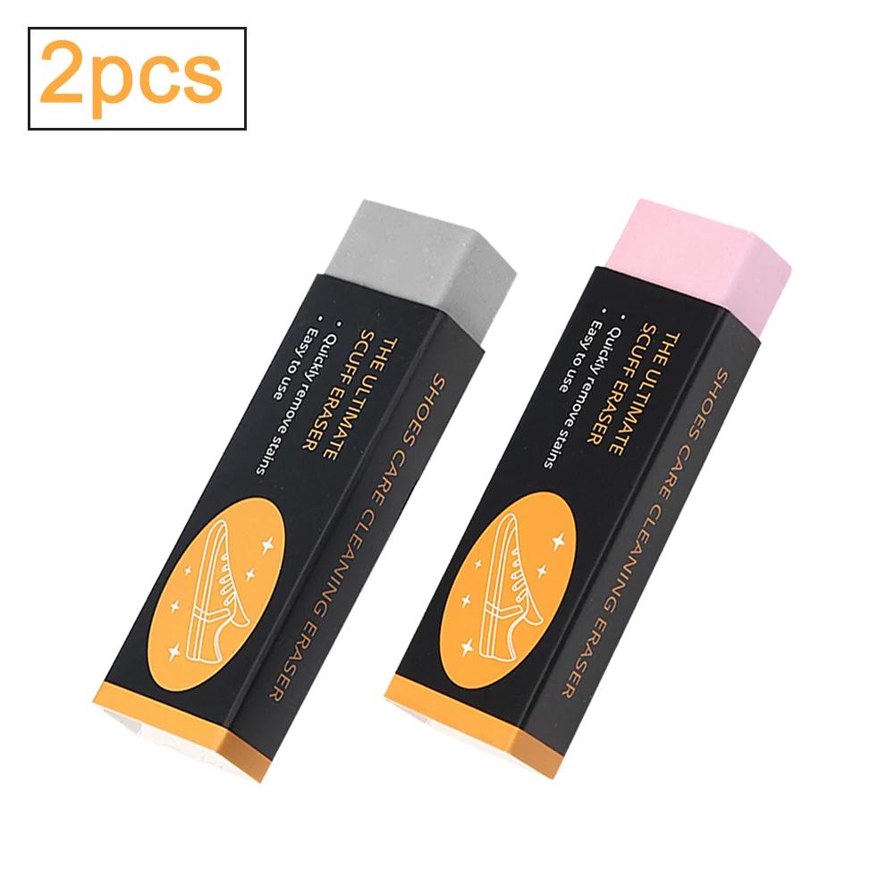 2/1Pcs Eraser Shoe Brush Cleaning Eraser for Suede Nubuck Leather Boot Clean Rubber Eraser Leather Cleaner Sneakers Care Tools