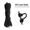 3m Compound Bow String Release Rope Practical Bowstring Serving Thread D Ring Rope Wear-resistant Archery Hunting Equipment