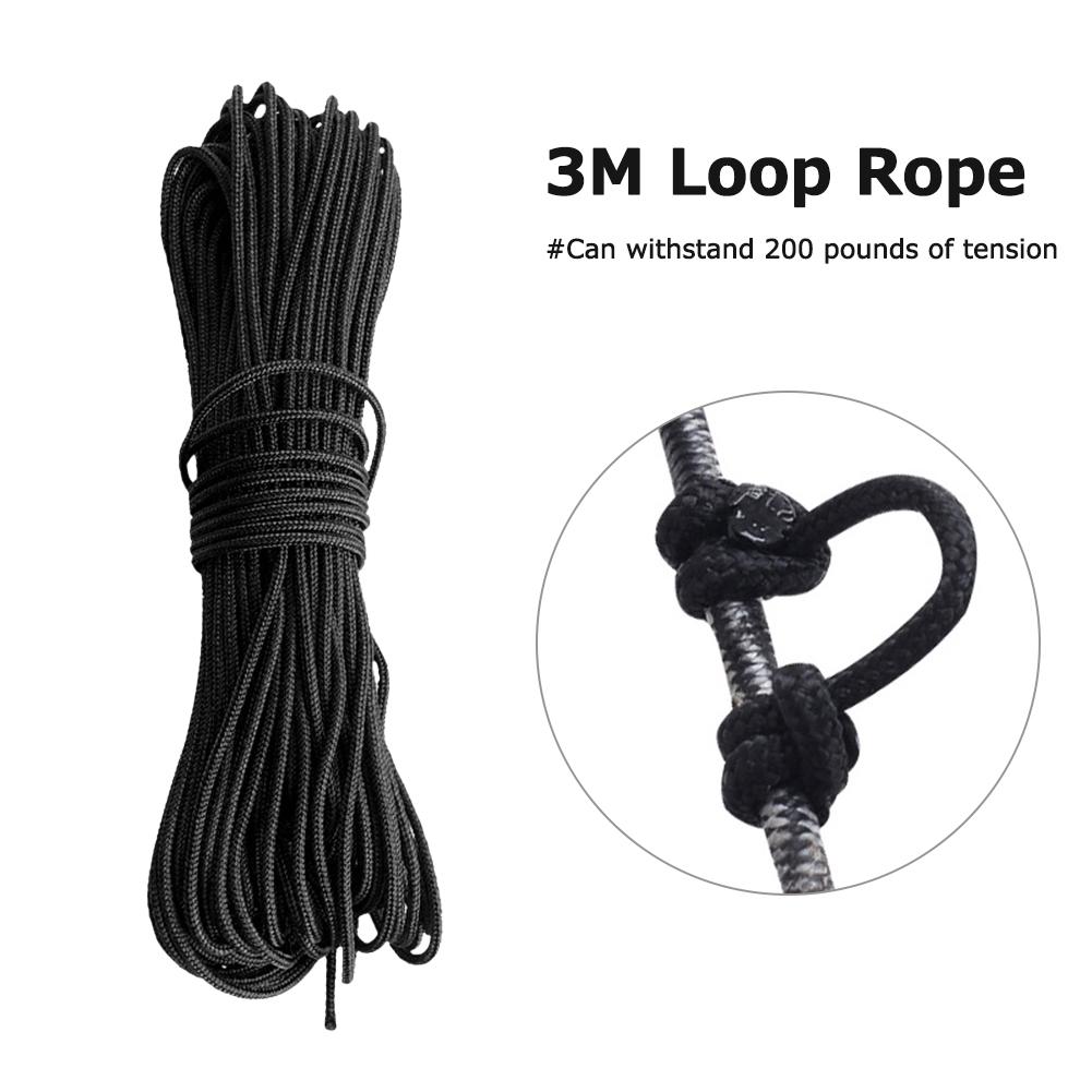 3m Compound Bow String Release Rope Practical Bowstring Serving Thread D Ring Rope Wear-resistant Archery Hunting Equipment