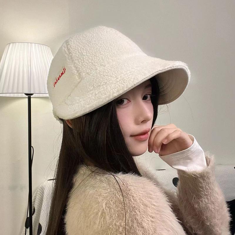 

Защищающая от холода и теплая кепка-утка спереди и сзади для женщин, осенне-зимняя, закрывающая лицо, в корейском стиле, подчеркивающая лицо, маленькая универсальная шляпа-рыбак Adjustable