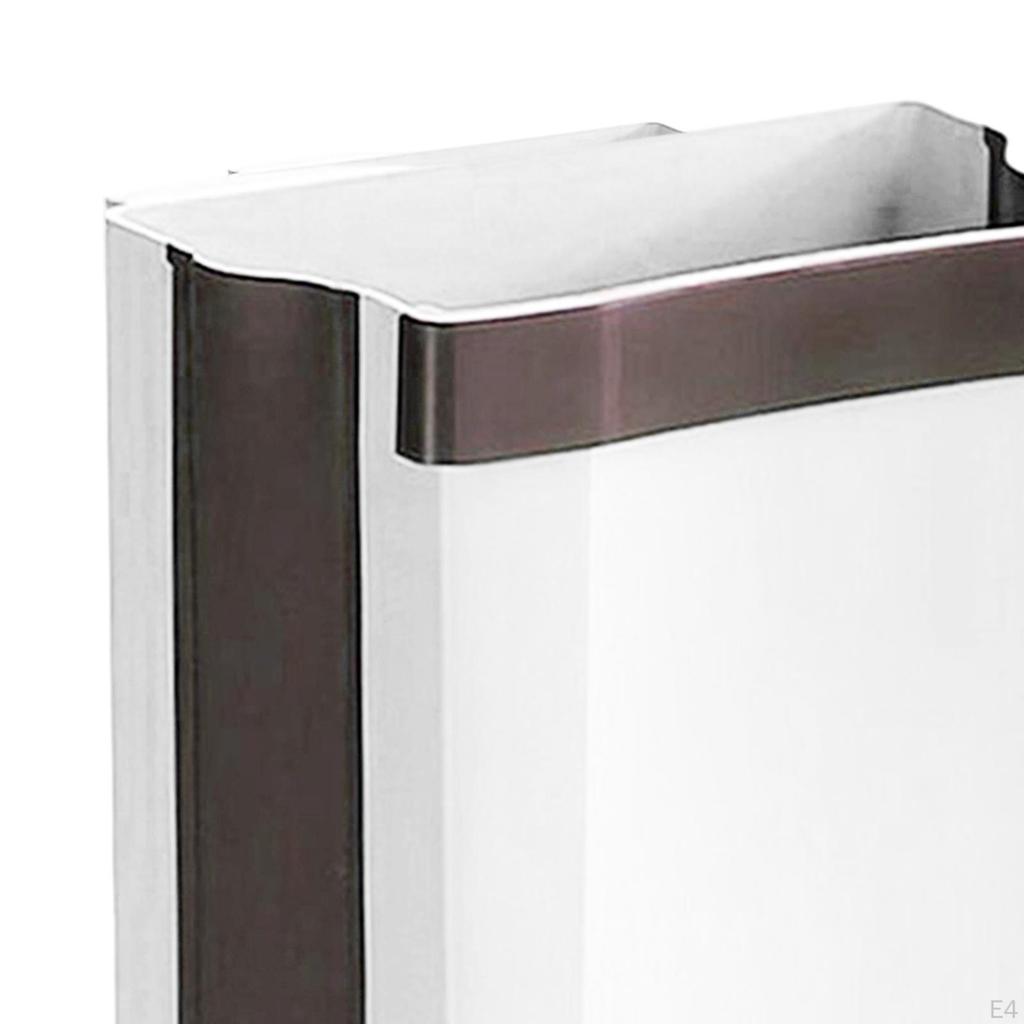 Foldable Waste Bin Hanging Kitchen Trash Can Compost Folding Hang Garbage for Outdoor