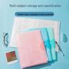 Back-to-School A3 Exam Paper Storage Bag - Multi-layer Plastic Folder & Art Album Clip