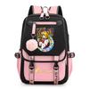 Sailor Moon Cartoon Casual Backpack Youth Girl Student School Bag Gift Cartoon Cute Backpack